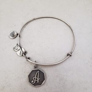 Alex and ani bracelet with letter A